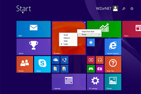 Windows 8.1 Update 1 Screenshot