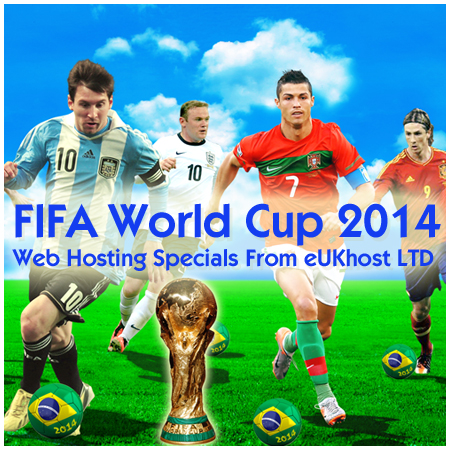 FIFA World Cup 2014 Web Hosting Discount and Offers From eUKhost LTD