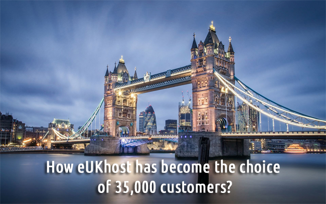 How eUKhost has become the choice of 35,000 customers?