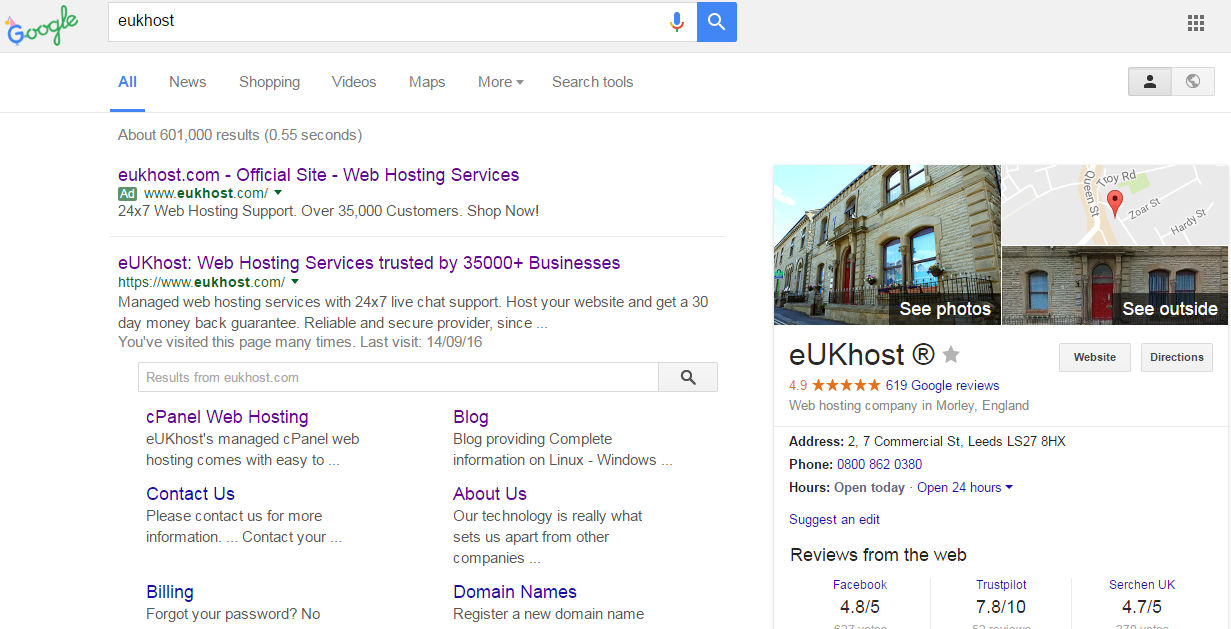 Set up a Google Place
