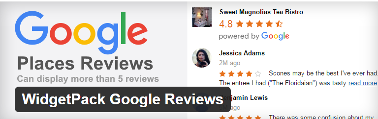 WidgetPack Google Reviews
