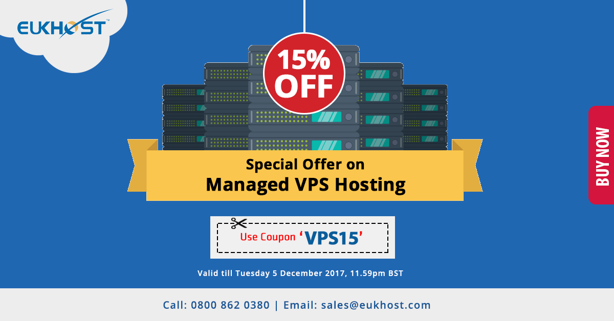 Eukhost Avail 15 Off On Vps Hosting 40 Off Blog 20 Off Images, Photos, Reviews