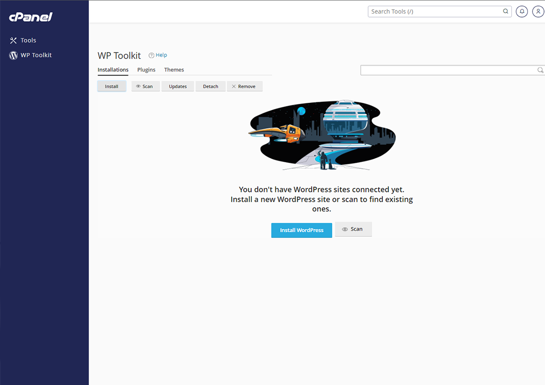 eUKhost - WordPress Installation