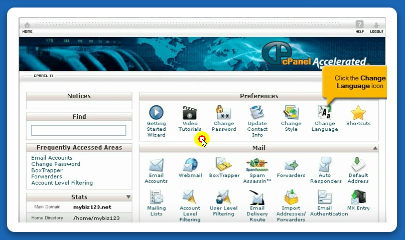 11 Simple Steps to Change the Primary Language in cPanel