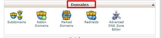cpanel sub domains