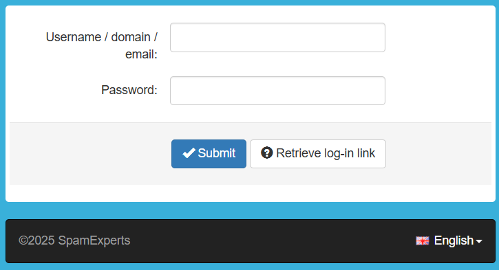 spam expert dashboard