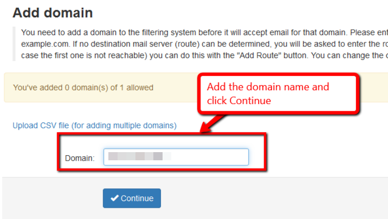 add domain