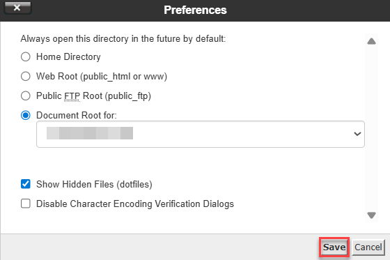 preferences