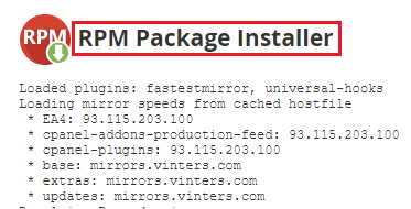 RPM Package installer