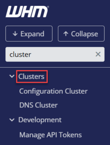 clusters