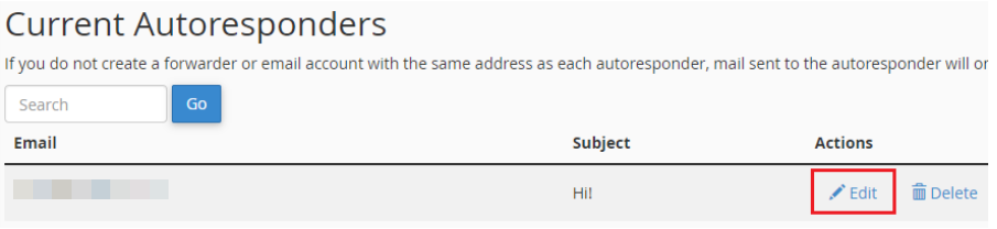 edit email