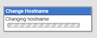 change hostname