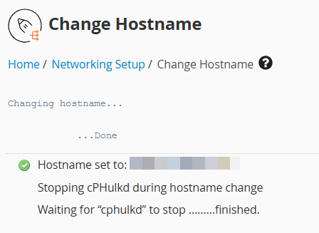 hostname