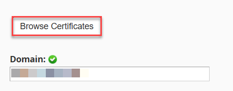 browse certificate