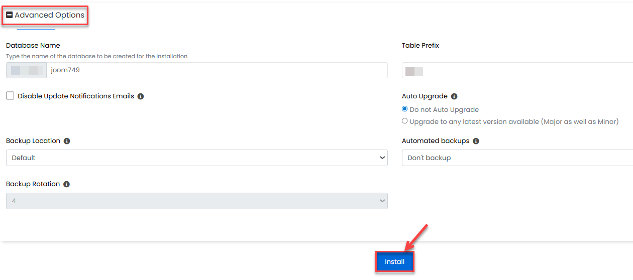 advanced settings