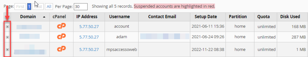 cpanel