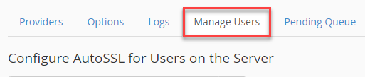 Manage User