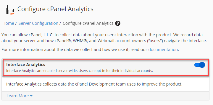cPanel Analytics