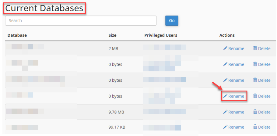 current databases
