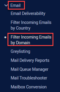 Filter incoming Emails