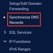 Synchronise DNS Record