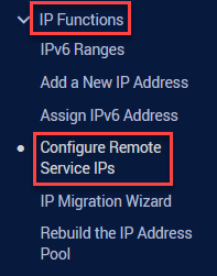 Configure Remote Service