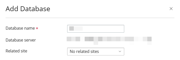 add database