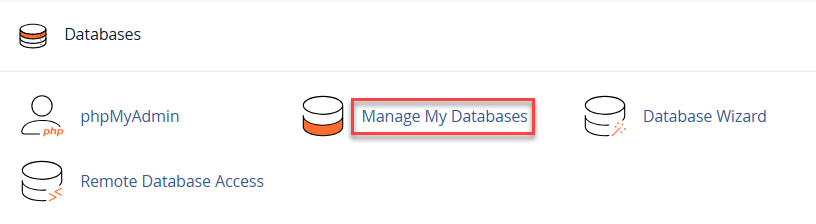 manage my database