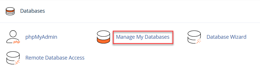 manage my database