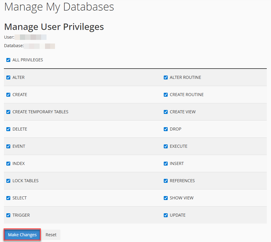manage my databases