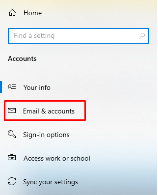 Email & Accounts