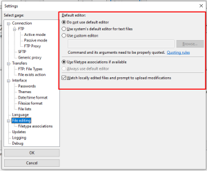 How to Configure Settings in FileZilla FTP Client