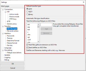 How to configure settings in FileZilla - eukhost