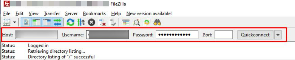 filezilla