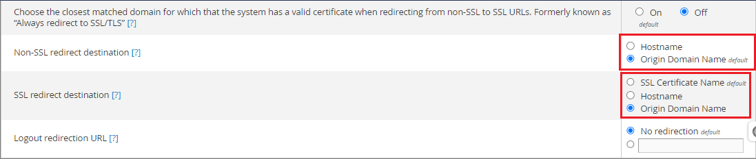 Redirect WHM URLs
