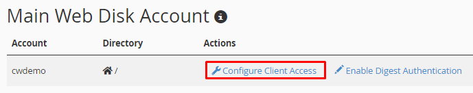 Configure Client Access