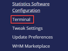 terminal