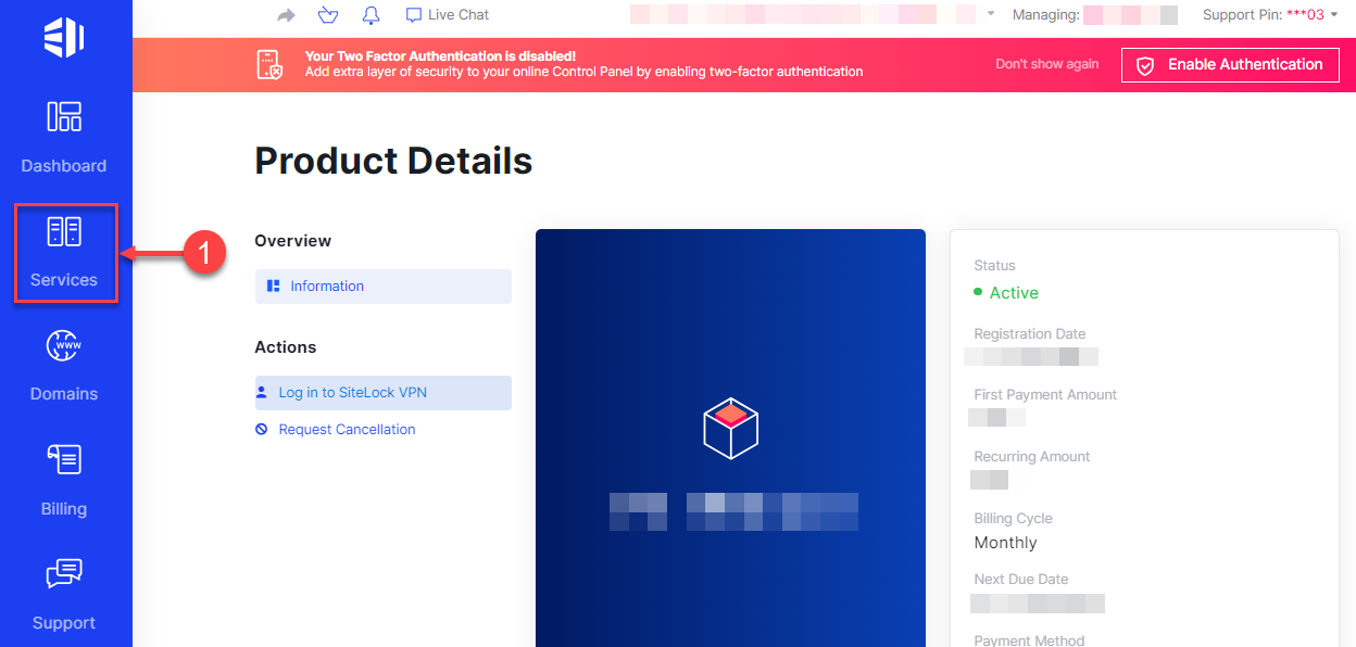 product details