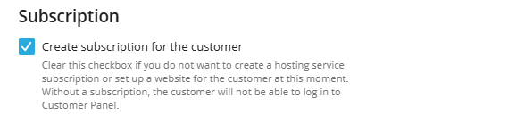 subscription