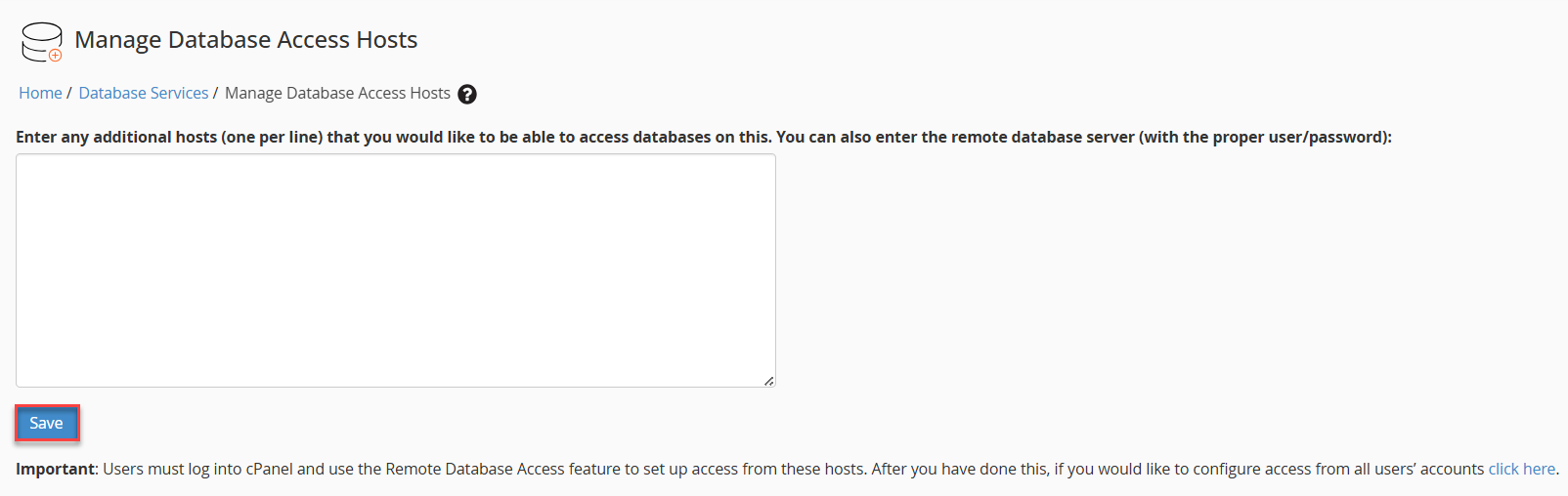 manage databases