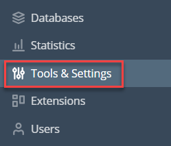 tools & settings
