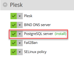 PostgreSQL server