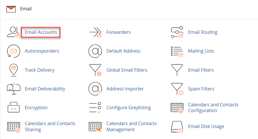 email accounts