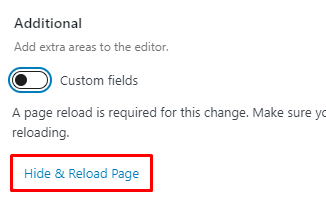 Show & Reload Page