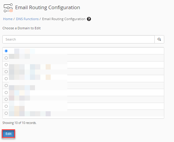 email routing