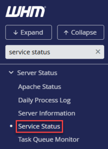 Service Staus