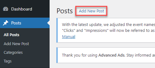 Add new post
