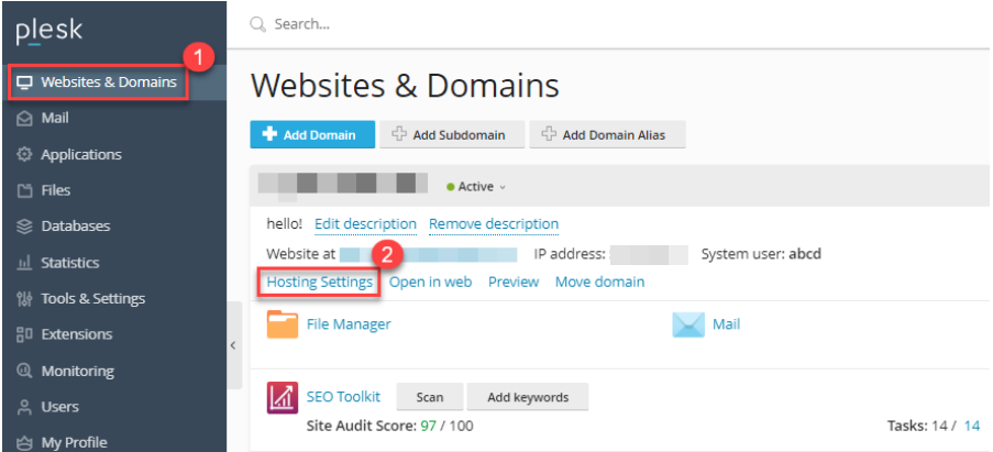 websites & domains