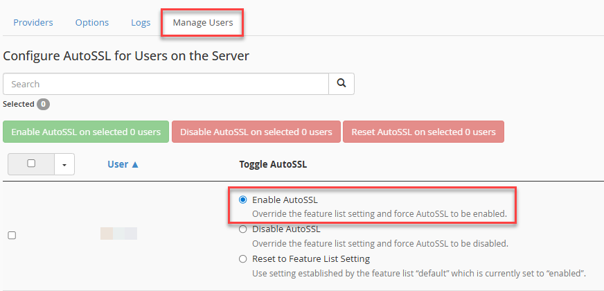 manage users