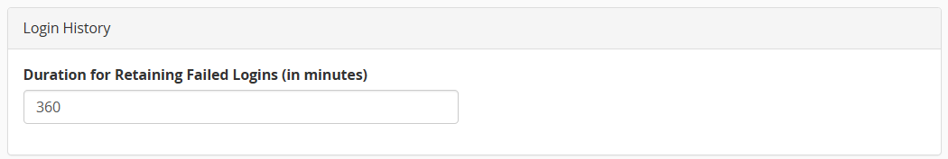login history